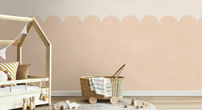 PHOTOWALL / Scallops - Tangerine (e95261)
