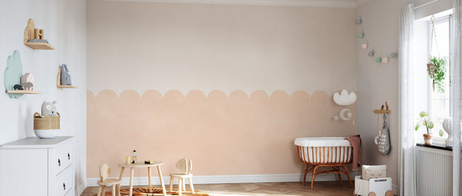 PHOTOWALL / Scallops - Tangerine (e95261)