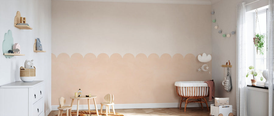 PHOTOWALL / Scallops - Tangerine (e95261)