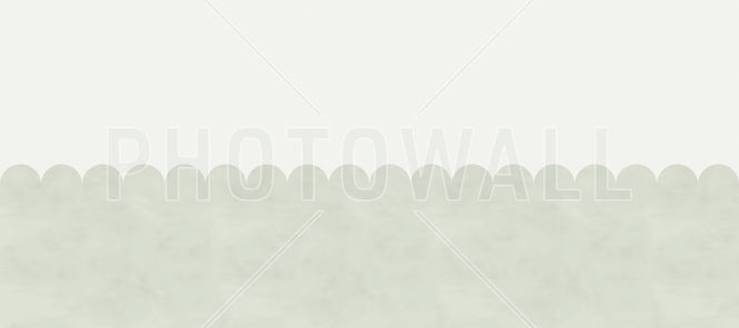 PHOTOWALL / Scallops - Green (e95263)
