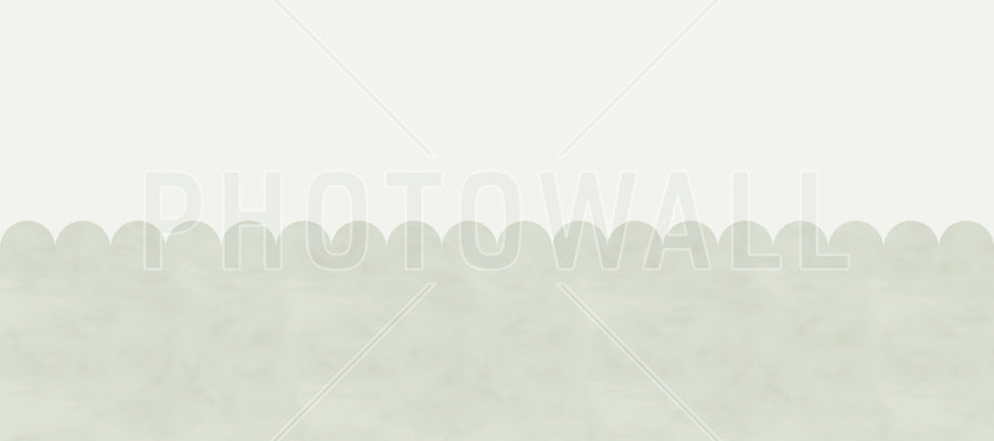 PHOTOWALL / Scallops - Green (e95263)