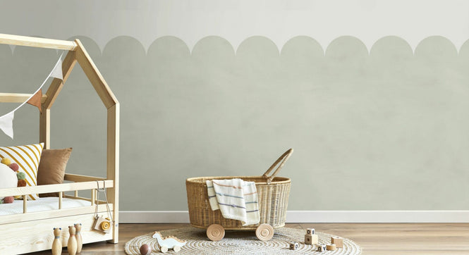 PHOTOWALL / Scallops - Green (e95263)