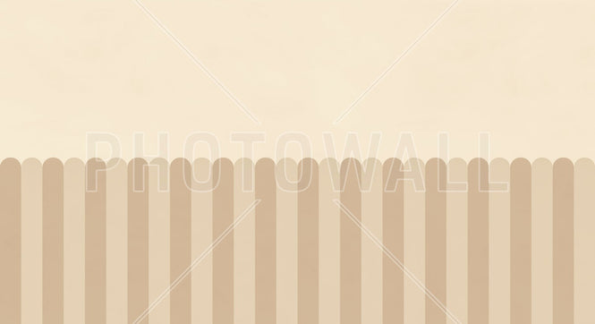 PHOTOWALL / Playful Scallops - Beige (e95268)