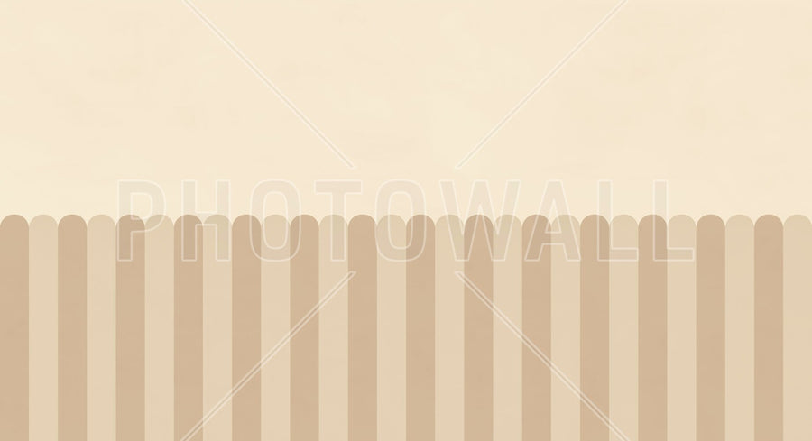 PHOTOWALL / Playful Scallops - Beige (e95268)