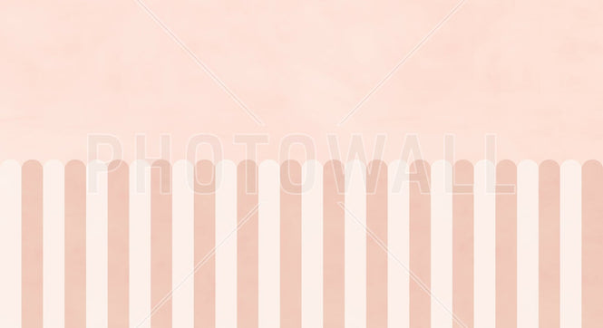 PHOTOWALL / Playful Scallops - Peach (e95272)