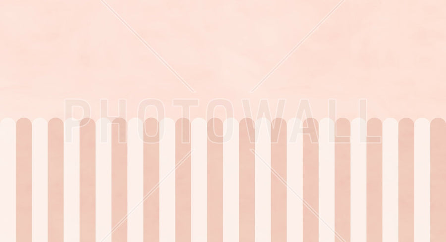 PHOTOWALL / Playful Scallops - Peach (e95272)