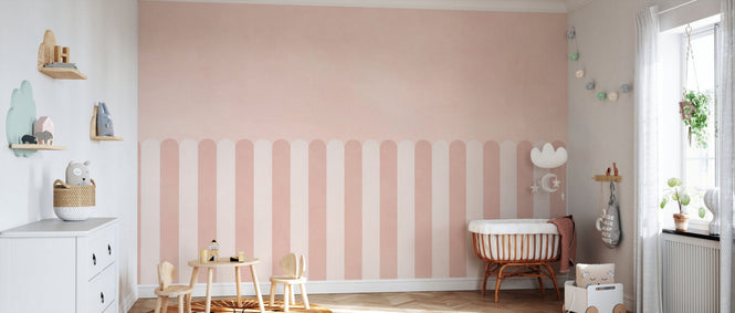PHOTOWALL / Playful Scallops - Peach (e95272)