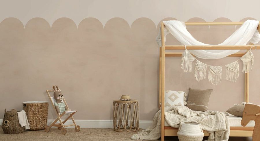 PHOTOWALL / Scallops - Beige (e95273)