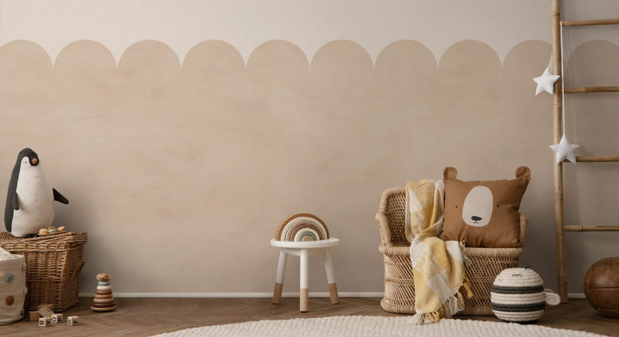 PHOTOWALL / Scallops - Beige (e95273)