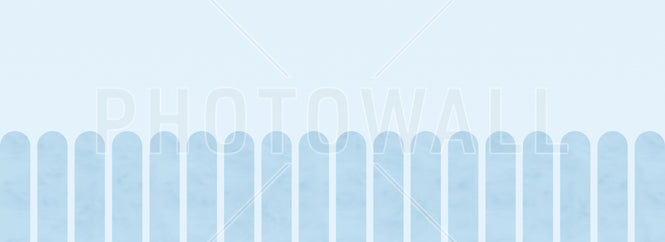 PHOTOWALL / Spaced Scallops - Blue (e95277)