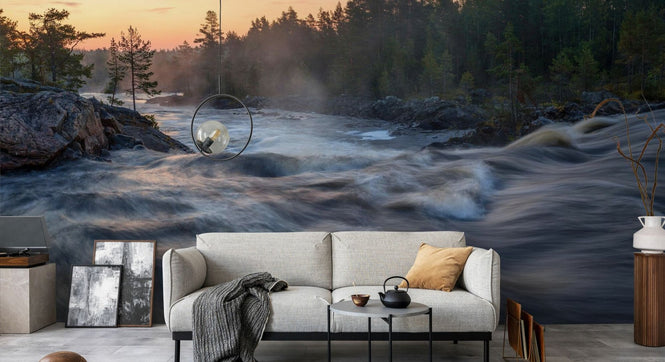 PHOTOWALL / Voxnan River at Dawn (e95292)