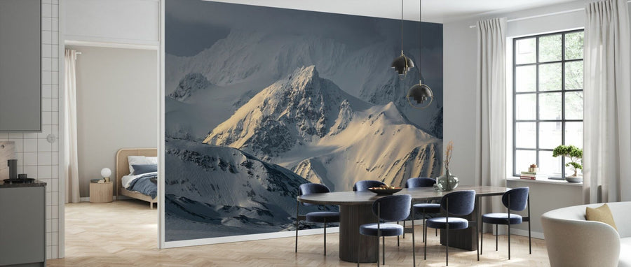 PHOTOWALL / Cold Mountains in Svalbard Norway (e95293)