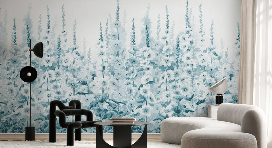 PHOTOWALL / Blooming Delphinium Flowers - Blue (e95328)