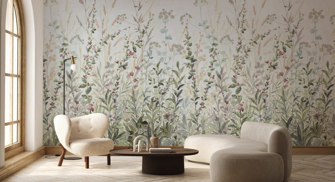 PHOTOWALL / Field of Flower Blossoms (e95329)