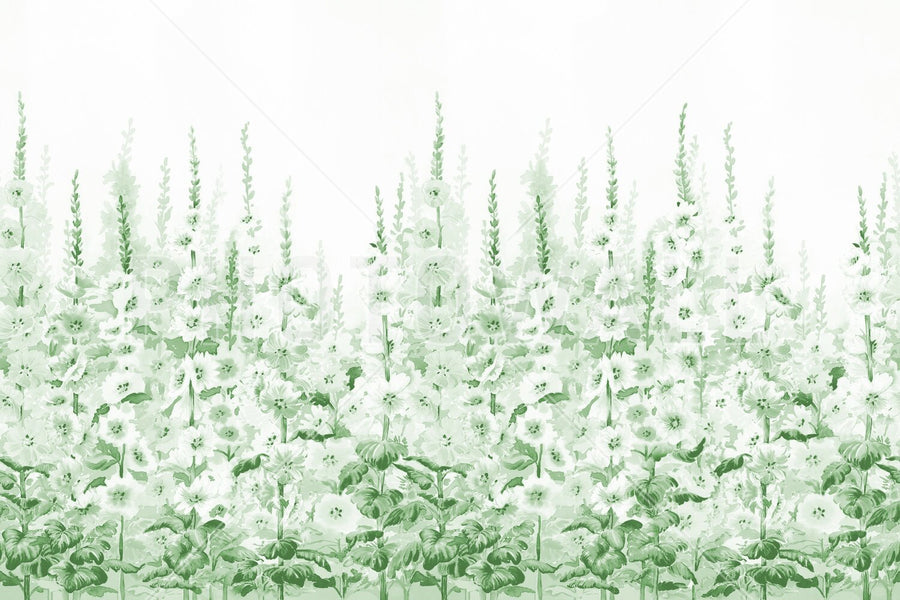 PHOTOWALL / Blooming Delphinium Flowers - Green (e95330)