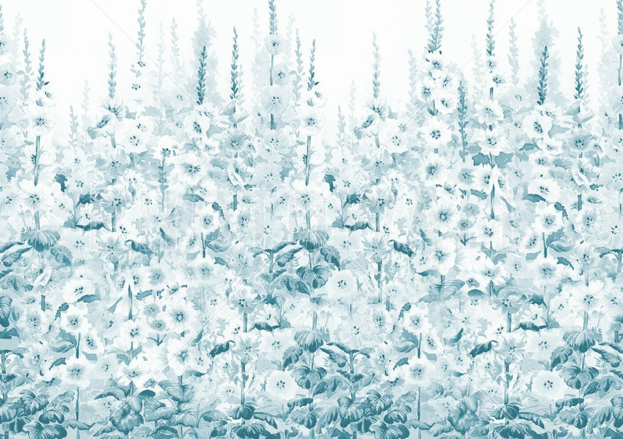 PHOTOWALL / Delphinium Garden Flowers - Blue (e95333)