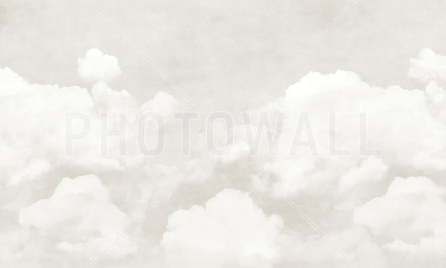 PHOTOWALL / Creamy Clouds -Grey (e95334)