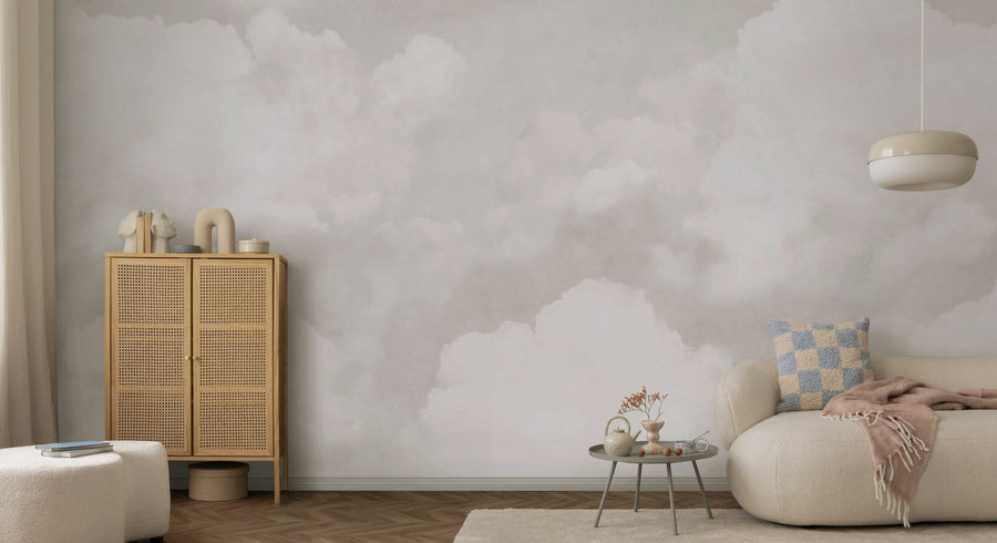 PHOTOWALL / Creamy Clouds -Grey (e95334)