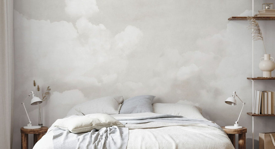 PHOTOWALL / Creamy Clouds -Grey (e95334)