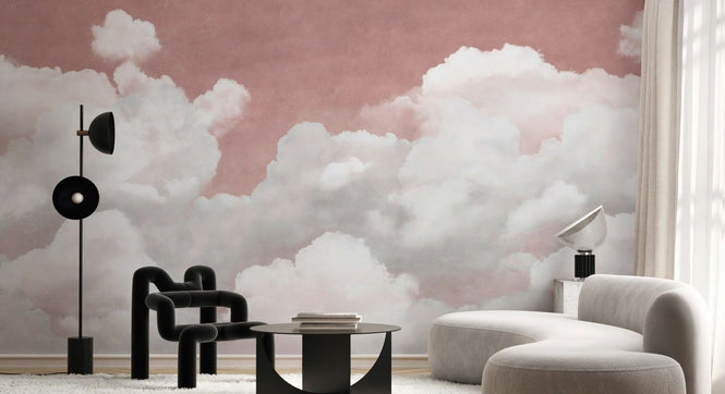 PHOTOWALL / Creamy Clouds - Pink (e95337)