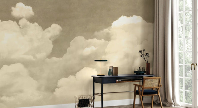 PHOTOWALL / Creamy Clouds - Rust (e95338)