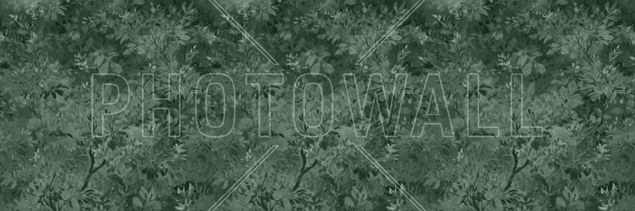 PHOTOWALL / Aesthetic Mural Leaves - Green (e95362)