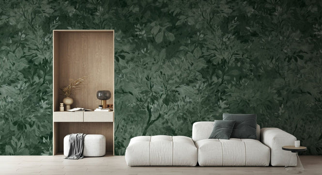 PHOTOWALL / Aesthetic Mural Leaves - Green (e95362)