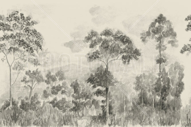 PHOTOWALL / Woods - Sunlit Linen (e95368)