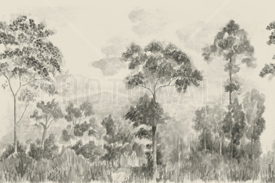 PHOTOWALL / Woods - Sunlit Linen (e95368)