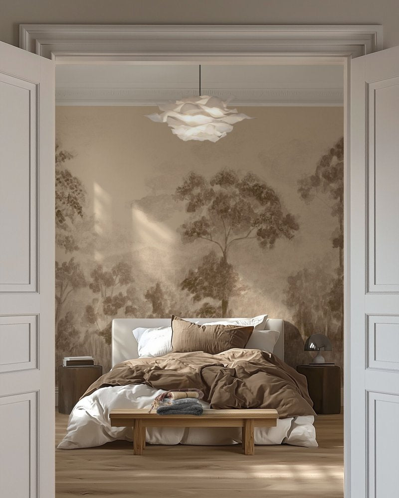 PHOTOWALL / Woods - Golden Beige (e95377)