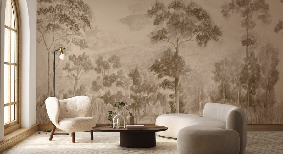 PHOTOWALL / Woods - Golden Beige (e95377)