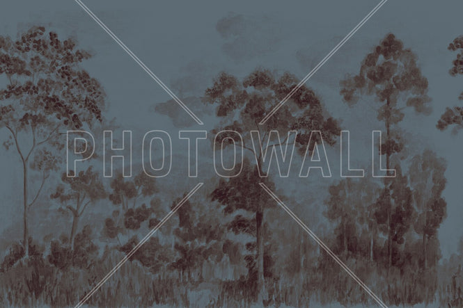 PHOTOWALL / Woods - Storm Blue (e95380)