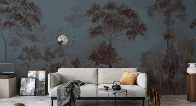 PHOTOWALL / Woods - Storm Blue (e95380)