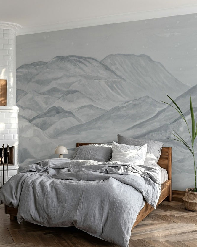 PHOTOWALL / Foothills - Silvery Grey (e95381)