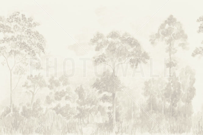 PHOTOWALL / Woods - Whispering Beige (e95383)