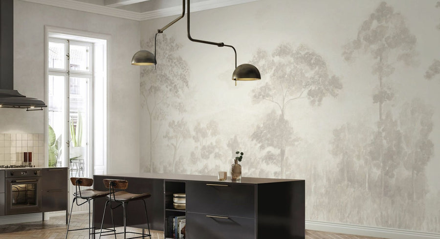 PHOTOWALL / Woods - Whispering Beige (e95383)