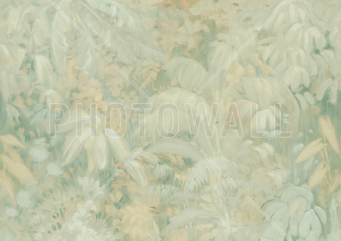 PHOTOWALL / Tropical Dream Jungle - Sage Green (e95387)