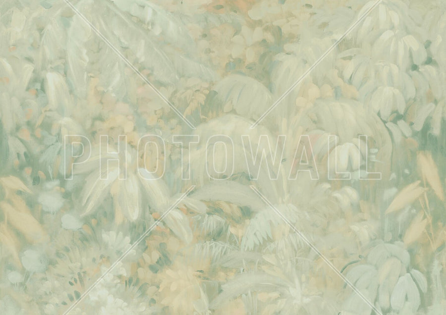 PHOTOWALL / Tropical Dream Jungle - Sage Green (e95387)