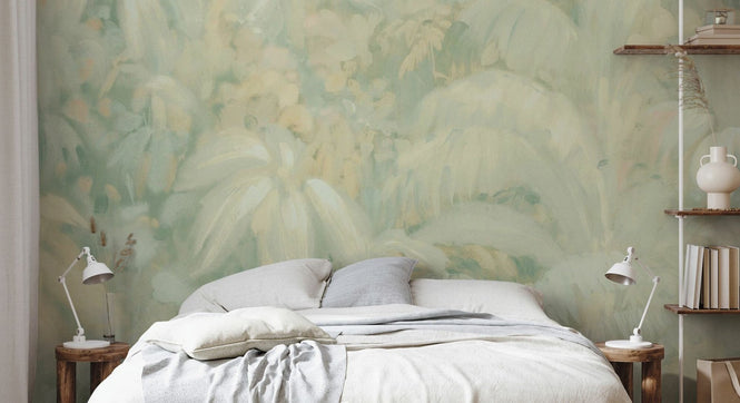 PHOTOWALL / Tropical Dream Jungle - Sage Green (e95387)