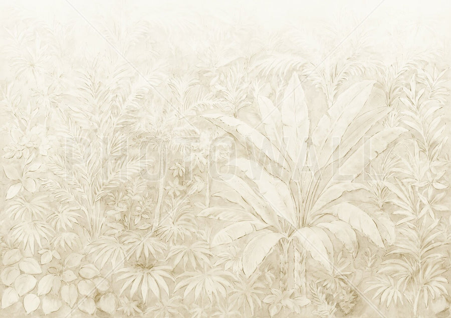 PHOTOWALL / Jungle Sanctuary - Beige (e95438)