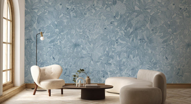 PHOTOWALL / Vibrant Flowers and Leaves - V - Large (e95700)