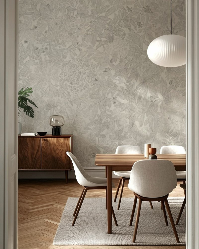 PHOTOWALL / Vibrant Flowers and Leaves - II - Large (e95702)