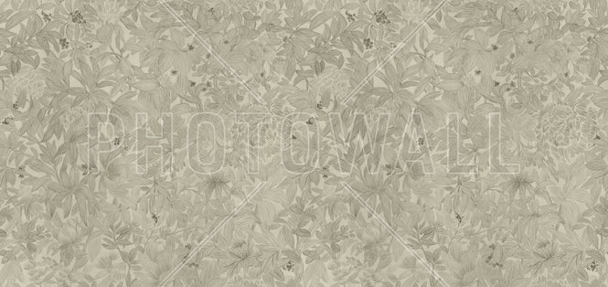 PHOTOWALL / Vibrant Flowers and Leaves - III - Large (e95703)