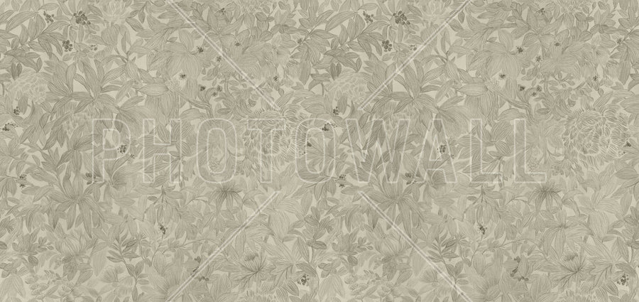 PHOTOWALL / Vibrant Flowers and Leaves - III - Large (e95703)