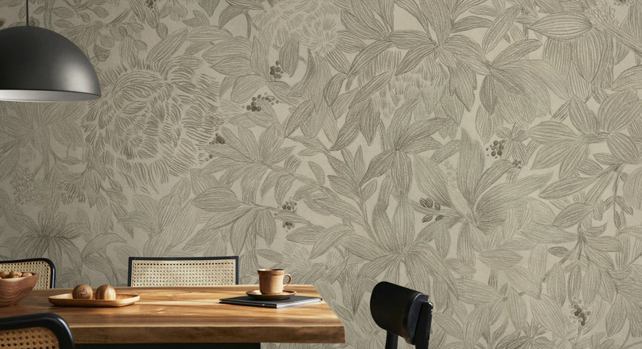 PHOTOWALL / Vibrant Flowers and Leaves - III - Large (e95703)