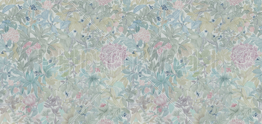 PHOTOWALL / Vibrant Flowers and Leaves - VI - Large (e95704)