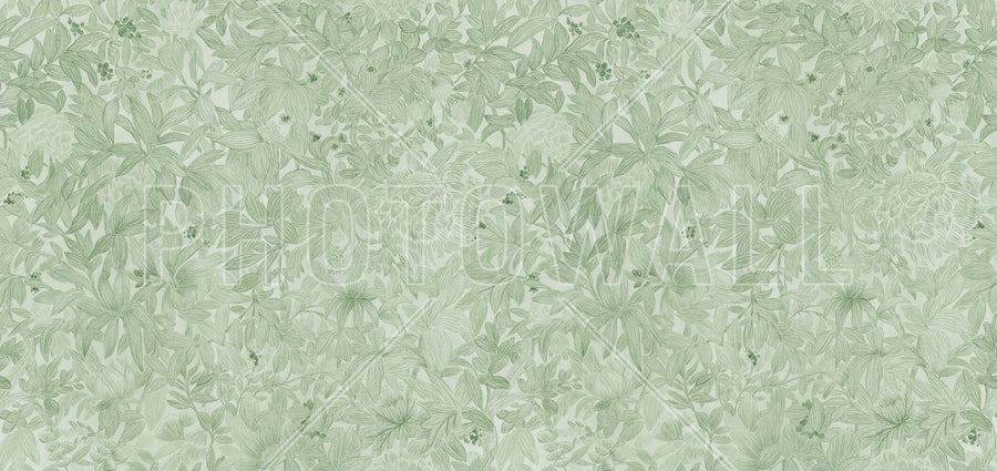 PHOTOWALL / Vibrant Flowers and Leaves - IV - Large (e95705)