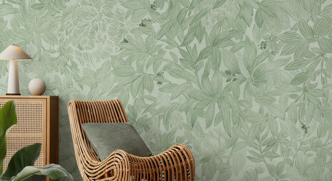 PHOTOWALL / Vibrant Flowers and Leaves - IV - Large (e95705)