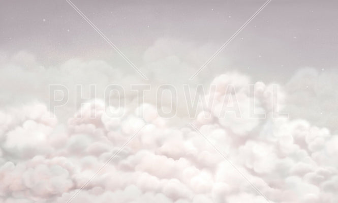 PHOTOWALL / Calming Clouds - Pink (e95708)