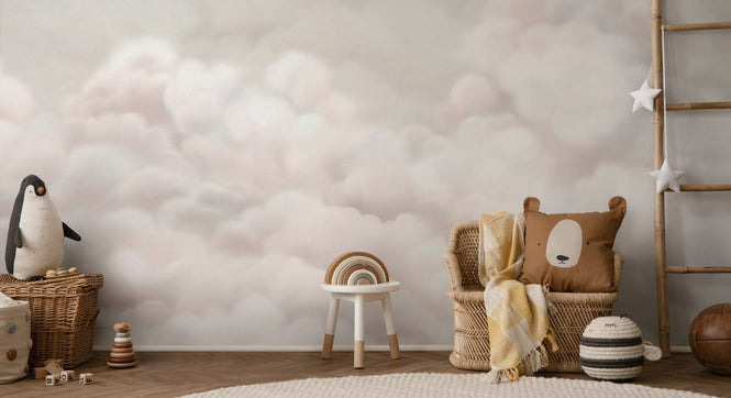 PHOTOWALL / Calming Clouds - Pink (e95708)